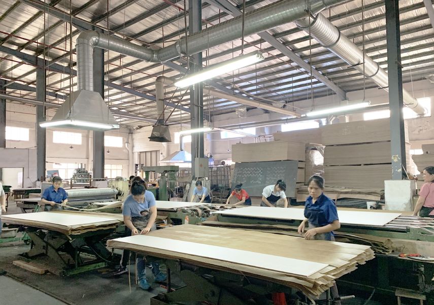 Dongguan Lingfeng Wood Industry Co., Ltd. প্রস্তুতকারকের উৎপাদন লাইন