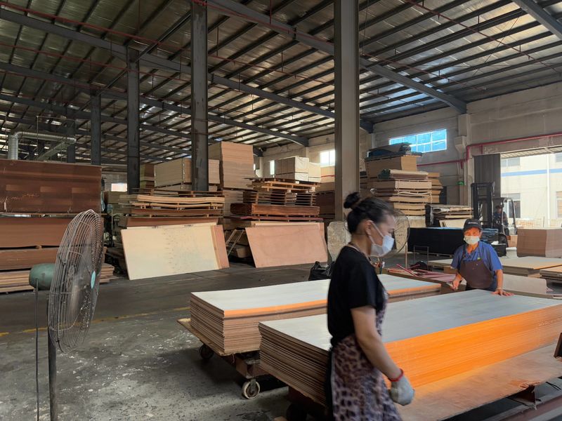 Dongguan Lingfeng Wood Industry Co., Ltd. প্রস্তুতকারকের উৎপাদন লাইন